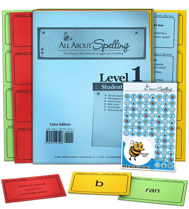 All About Spelling Level 1 Materials - Colour Edition