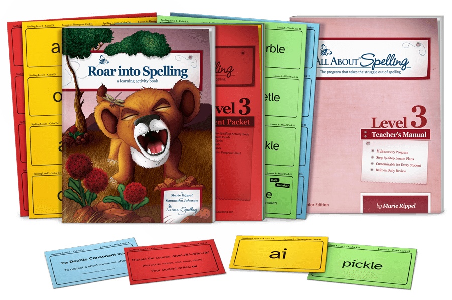 All About Spelling Level 3 Materials - Colour Edition