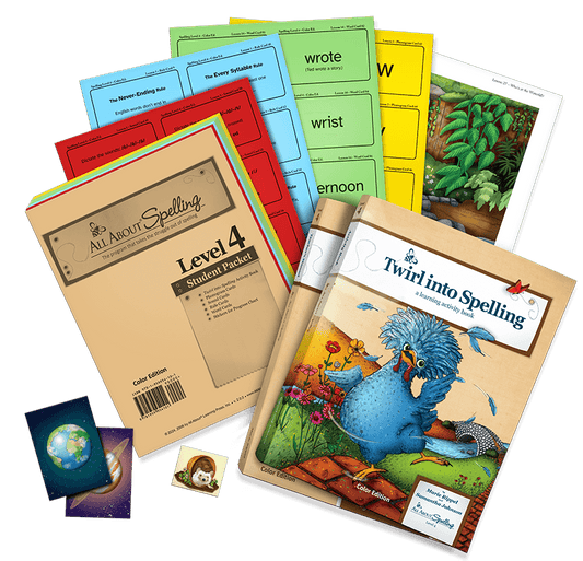 All About Spelling Level 4 Materials - Colour Edition