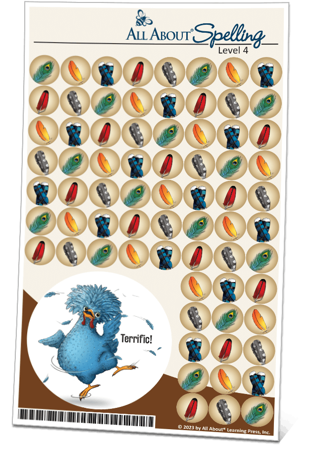 All About Spelling Level 4 Materials - Colour Edition