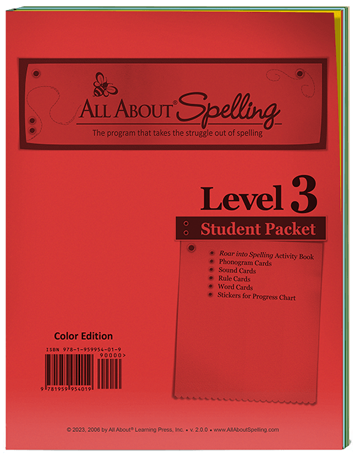 All About Spelling Level 3 Materials - Colour Edition