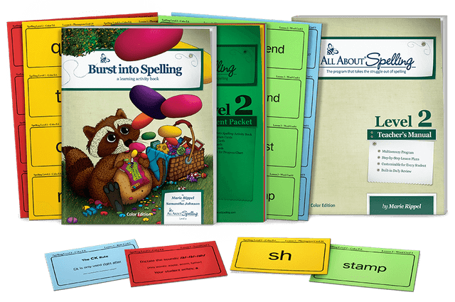 All About Spelling Level 2 Materials - Colour Edition