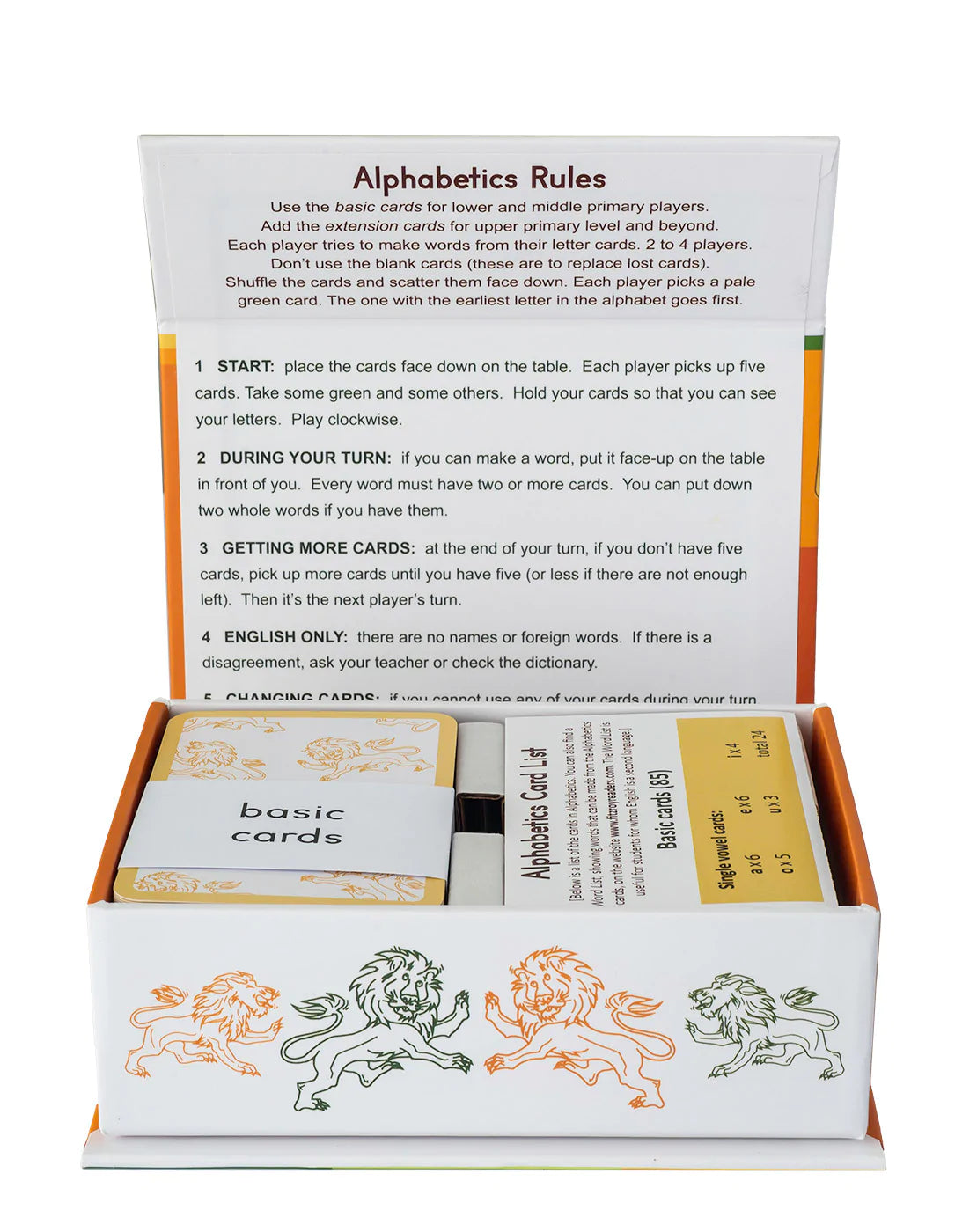 Alphabetics Card Game