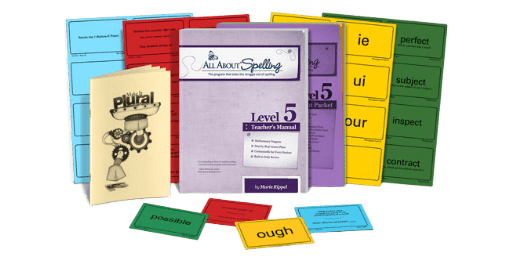 All About Spelling Level 5 Materials - Black and White