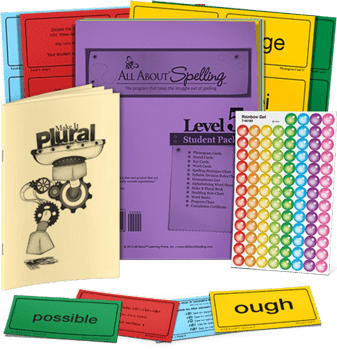 All About Spelling Level 5 Materials - Black and White