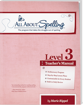 All About Spelling Level 3 Black & White Edition Materials