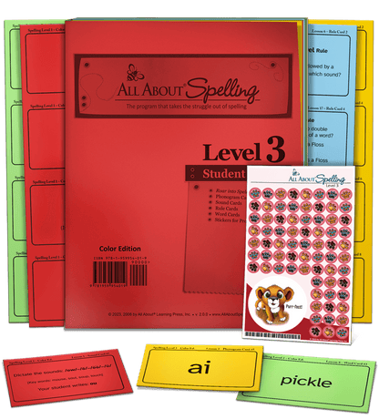 All About Spelling Level 3 Materials - Colour Edition