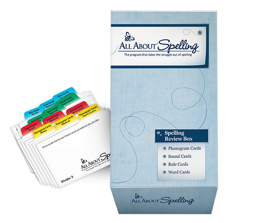 Spelling Review Box with divider cards