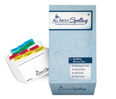 Spelling Review Box with divider cards