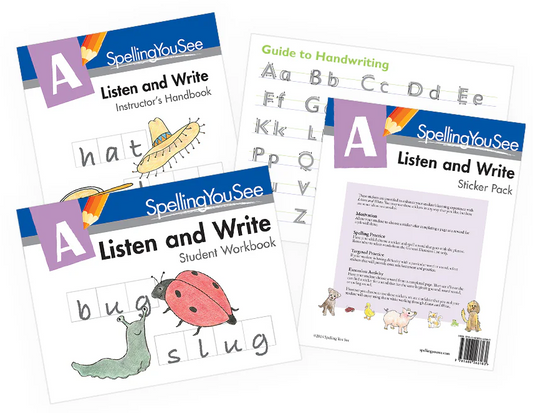 Listen and Write: Spelling You See Level A