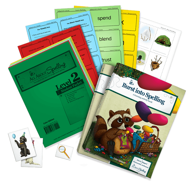 All About Spelling Level 2 Materials - Colour Edition