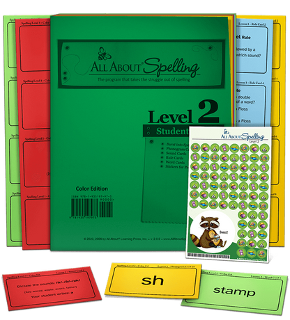 All About Spelling Level 2 Materials - Colour Edition
