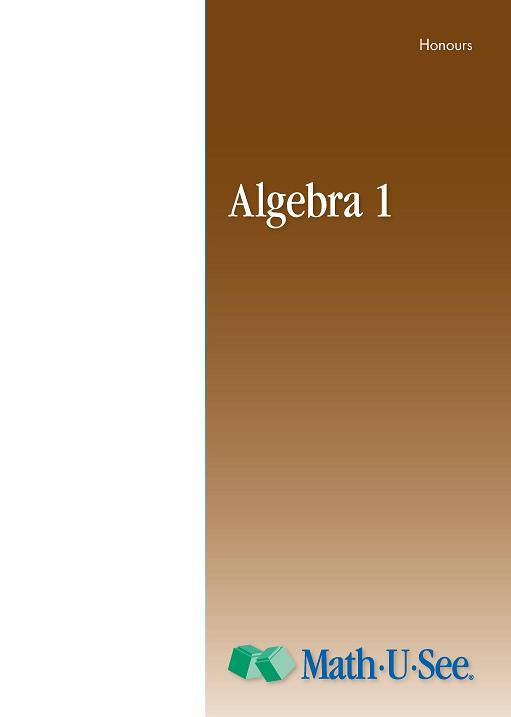 Math.U.See Algebra 1