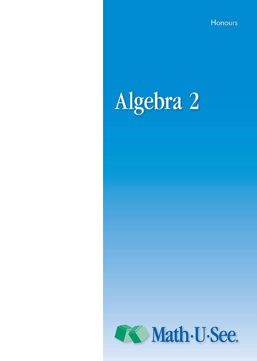 Math.U.See Algebra 2