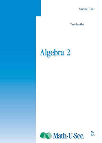 Math.U.See Algebra 2