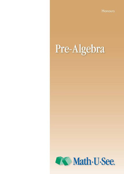 Math.U.See Pre-Algebra