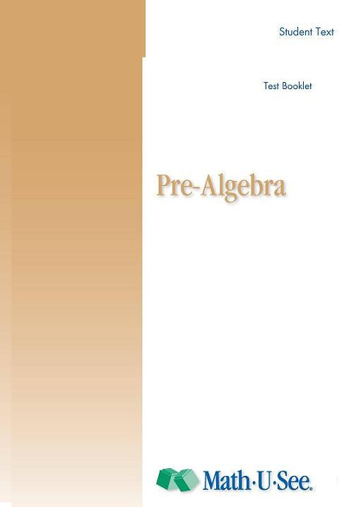 Math.U.See Pre-Algebra