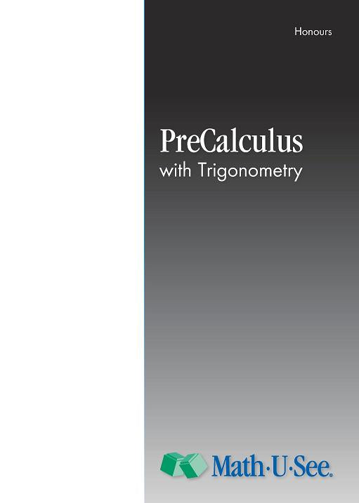 Math.U.See Pre Calculus with Trigonometry