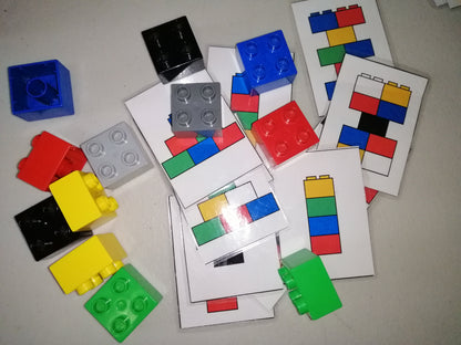 Duplo Block Match Cards