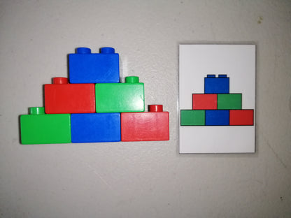 Duplo Block Match Cards