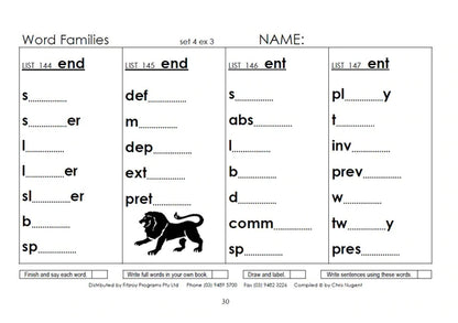 Fitzroy Readers - Word Families