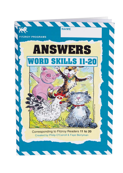 Fitzroy Word Skills Answer Books