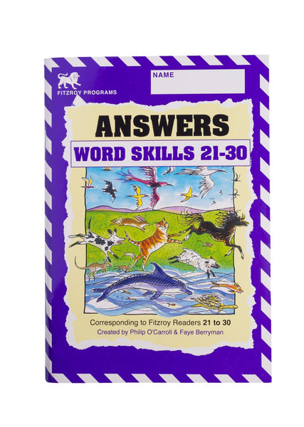 Fitzroy Word Skills Answer Books