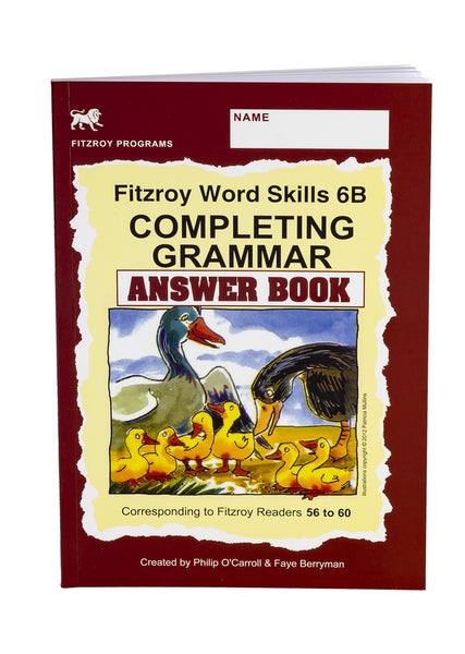 Fitzroy Word Skills Answer Books