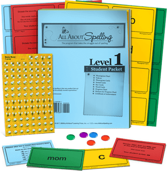 All About Spelling Level 1 Black & White Edition Student Packet