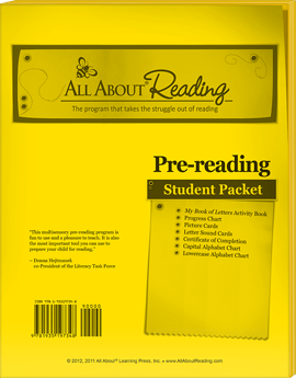 All About Reading Pre Reading Package